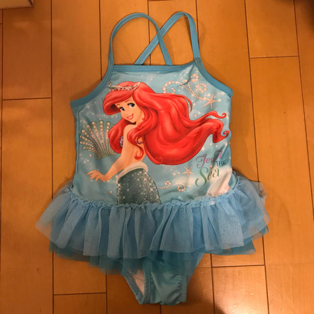 Disney(ディズニー)の3歳☆アリエル水着☆バッククロス キッズ/ベビー/マタニティのキッズ服女の子用(90cm~)(水着)の商品写真