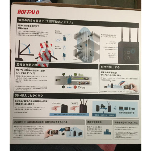 Wi-Fiルーター スマホ/家電/カメラのPC/タブレット(PC周辺機器)の商品写真