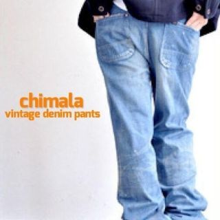 ジャーナルスタンダード(JOURNAL STANDARD)のチマラ chimala ヴィンテージ色落デニムペインターパンツ(デニム/ジーンズ)