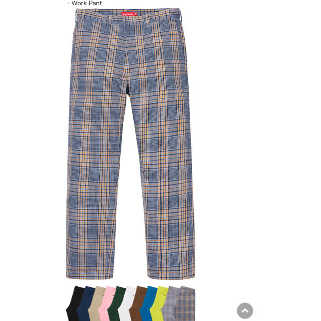 Supreme(シュプリーム)の19ss supreme Work Pant ワークパンツ s メンズのパンツ(ワークパンツ/カーゴパンツ)の商品写真