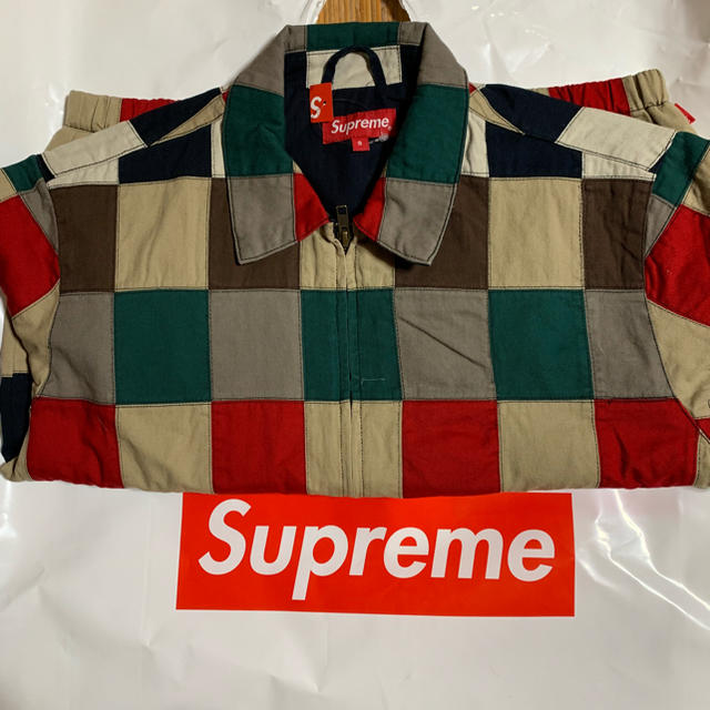 ジャケット/アウターsupreme patchwork Harrington jacket