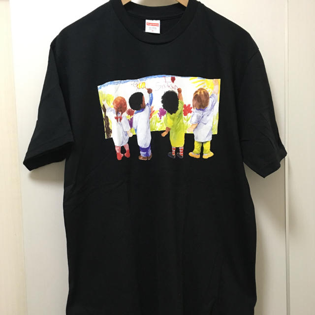 Tシャツ/カットソー(半袖/袖なし)【新品】supreme kids tee black Mサイズ 送料込