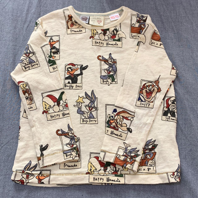 ZARA KIDS(ザラキッズ)の【美品】ZARA KIDS LOONY TUNES ルーニーテューンズ 92cm キッズ/ベビー/マタニティのキッズ服男の子用(90cm~)(Tシャツ/カットソー)の商品写真