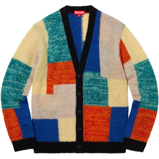 Supreme(シュプリーム)のSupreme Patchwork Mohair Cardigan Sサイズ  レディースのトップス(カーディガン)の商品写真