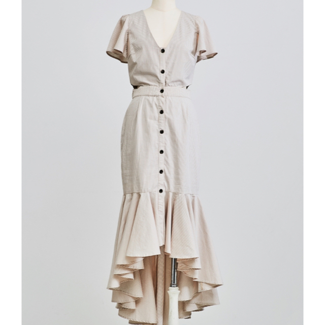 Rosary moon - 値下げ中 Rosarymoon Gingham Swallow Dressの通販 by