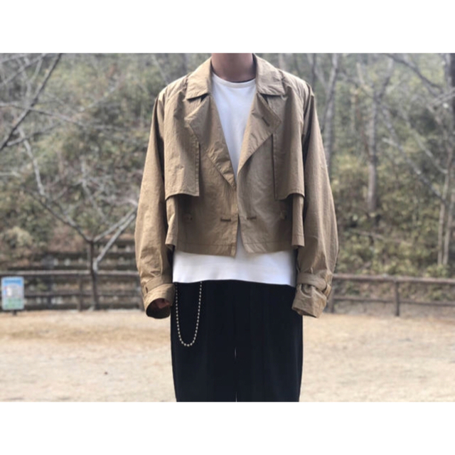 jieda 19ss ショートトレンチジャケット