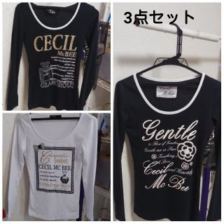 セシルマクビー(CECIL McBEE)のCECIL McBEEロンT3点セット(Tシャツ(長袖/七分))