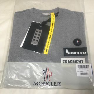 モンクレール(MONCLER)の【送料込Lサイズ】moncler✖︎fragment 限定Tシャツ グレー(Tシャツ/カットソー(半袖/袖なし))