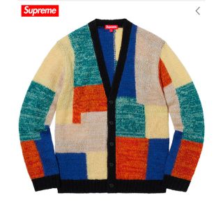 シュプリーム(Supreme)のPatchwork  Mohair Cardigan(カーディガン)