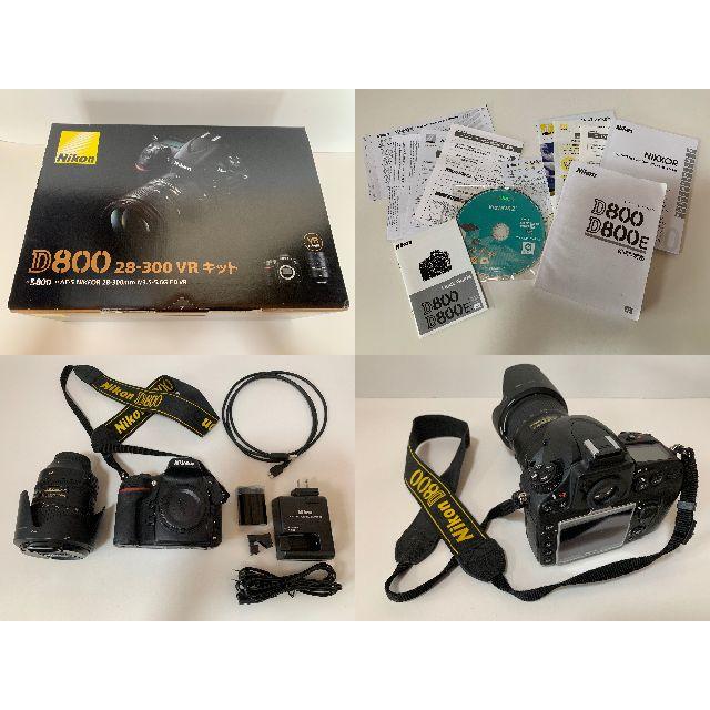 Nikon(ニコン)のNIKON D800 28-300 VR キット【本体＆レンズセット】 スマホ/家電/カメラのカメラ(デジタル一眼)の商品写真