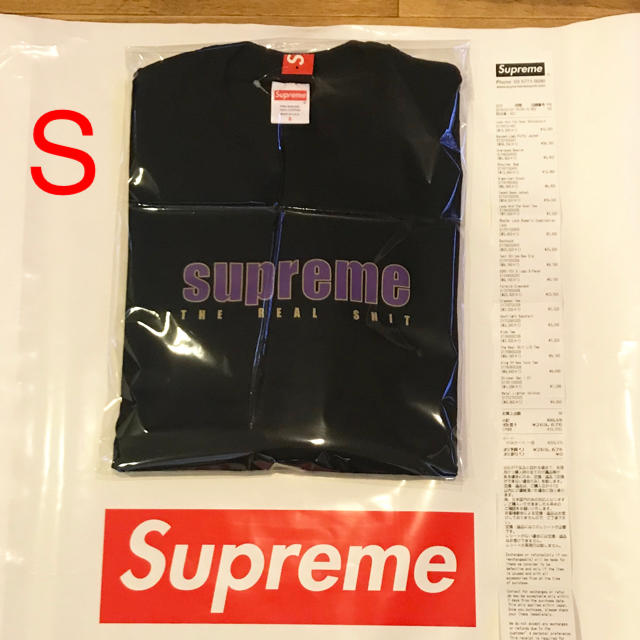 Sサイズ 19SS Supreme The Real Shit L/S Tee