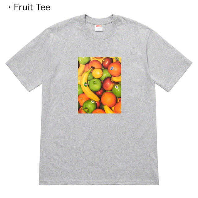19ss Fruit Tee Supreme フルーツ Logo