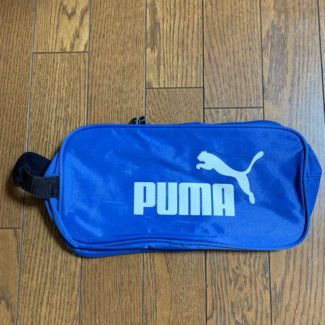 PUMA(プーマ)のPUMA サイズ24㎝程度 ブルー シューズケース【値下げ】 スポーツ/アウトドアのスポーツ/アウトドア その他(その他)の商品写真