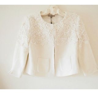 チェスティ(Chesty)のHIAND♡ Darlingclothes フラワーレースジャケット 入園 入学(ノーカラージャケット)