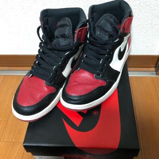 ナイキ(NIKE)の美中古エアジョーダン1 bread toe(スニーカー)