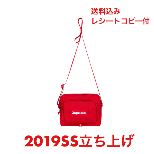 Supreme 2019SS shoulder bag red