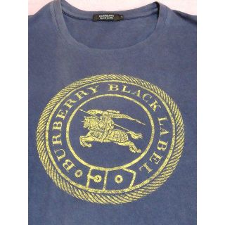 バーバリーブラックレーベル(BURBERRY BLACK LABEL)の大人気★バーバリーブラックレーベル★ビッグロゴTシャツ★希少★(Tシャツ/カットソー(半袖/袖なし))