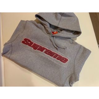 シュプリーム(Supreme)のSupreme chenille hooded sweatshirts Sサイズ(パーカー)