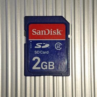 サンディスク(SanDisk)のSDカード ２GB(PC周辺機器)