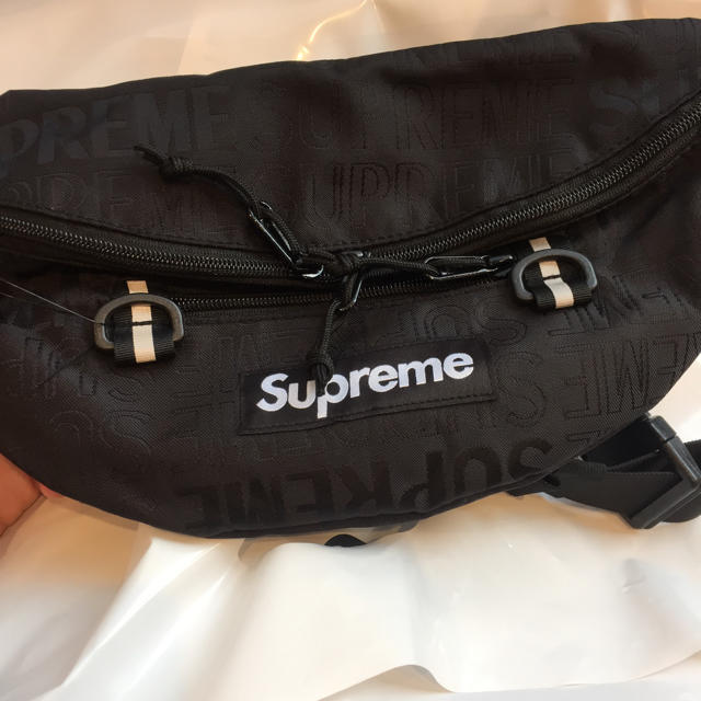 Supreme ウエストバッグ waist bag black 黒 2019ss