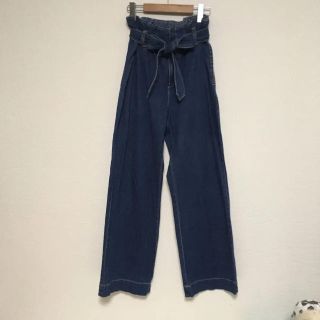 シュカ(shuca)の専用 shuca デニム ハイウエストワイドパンツ(バギーパンツ)