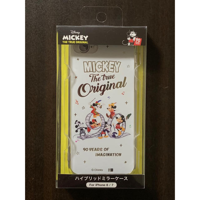 ミッキーマウス(ミッキーマウス)のディズニー「ミッキーマウス 90周年」ハイブリッド iPhone 7/8 ケース スマホ/家電/カメラのスマホアクセサリー(iPhoneケース)の商品写真