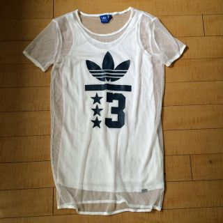 アディダス(adidas)のadidasメッシュロングTee(Tシャツ(半袖/袖なし))