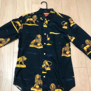 シュプリーム(Supreme)のsupreme lions shirt navy(シャツ)