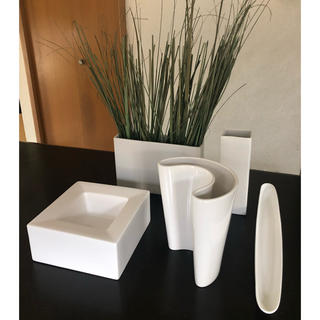 フラワーベース インテリア❤️多肉植物 鉢 白 送料込み(花瓶)