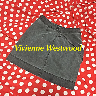 ヴィヴィアンウエストウッド(Vivienne Westwood)のVW♡デニム巻きスカート(ミニスカート)
