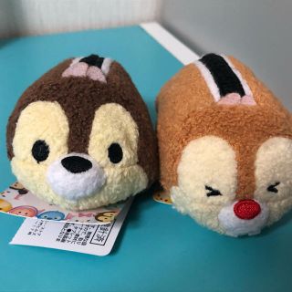 チップアンドデール(チップ&デール)のツムツム ぬいぐるみ チップ＆デール(キャラクターグッズ)