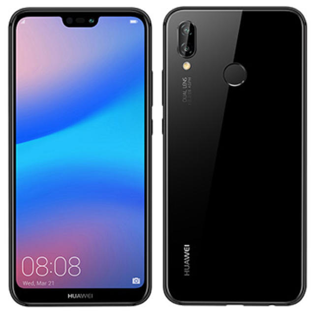 スマートフォン/携帯電話【新品未開封】HUAWEI P20 lite SIMフリー ミットナイトブラック