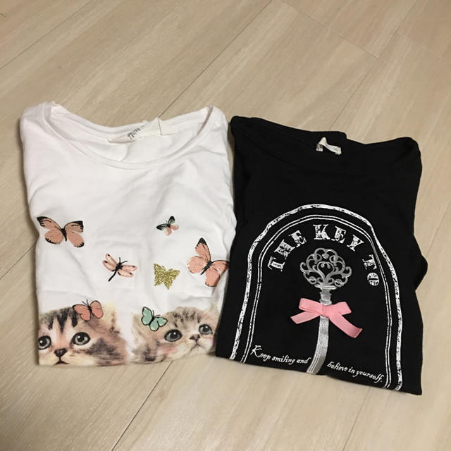 H&M(エイチアンドエム)のruka様専用＊H&M 女児 Tシャツ 140cm キッズ/ベビー/マタニティのキッズ服女の子用(90cm~)(Tシャツ/カットソー)の商品写真