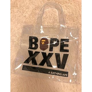 アベイシングエイプ(A BATHING APE)のBAPE クリアバッグ(ハンドバッグ)