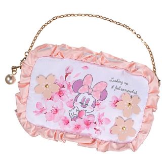 ディズニー(Disney)の🌸ミニーポーチCherryblossomモバイルポーチ新品お値下げ❣️(ポーチ)