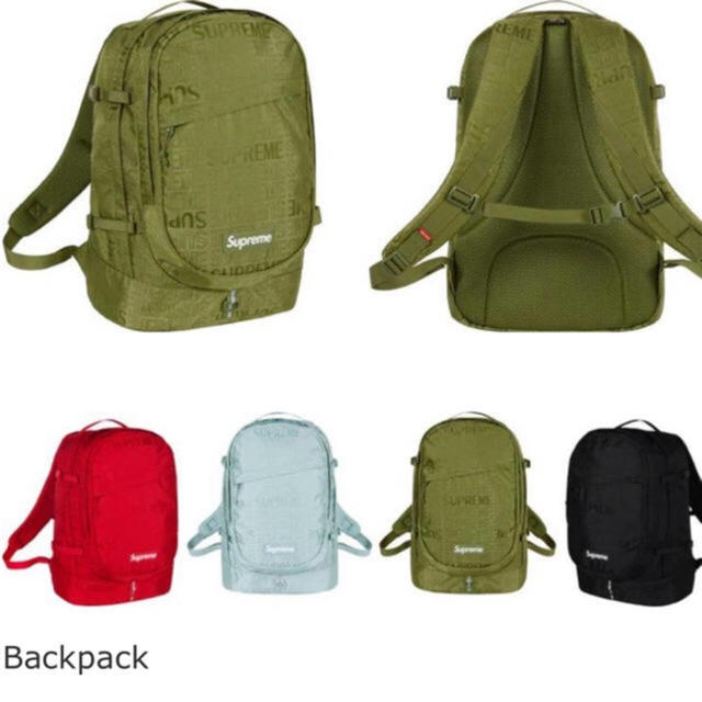 supreme Backpack 水色定価以下で販売