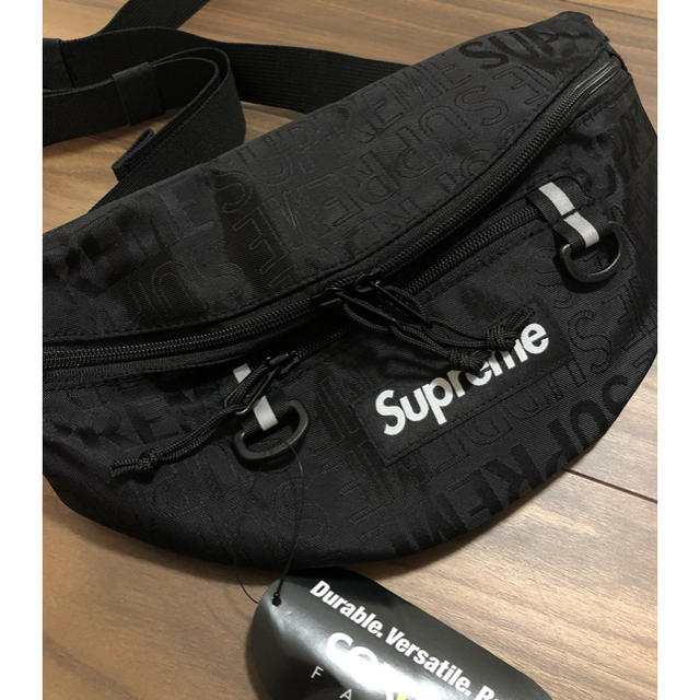 ボディーバッグSupreme waist bag black