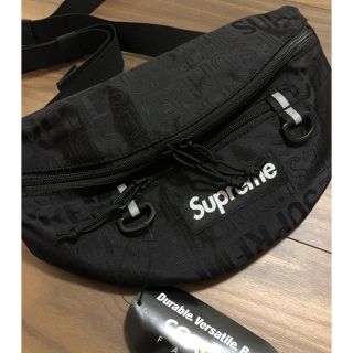 シュプリーム(Supreme)のSupreme waist bag black(ボディーバッグ)