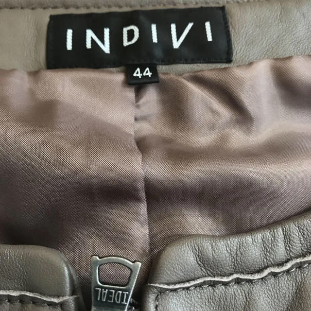 INDIVI ライダースジャケットの通販 by あみ's shop ｜インディヴィならラクマ - インディヴィ ラムレザー 国産高品質