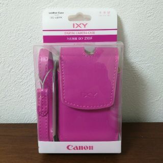 キヤノン(Canon)のキヤノン　カメラケース　カバー　ピンク　IXY210F(コンパクトデジタルカメラ)