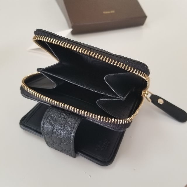 Gucci(グッチ)のGUCCI 二つ折り財布 マイクログッチシマ レディースのファッション小物(財布)の商品写真