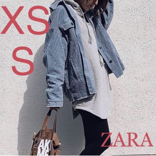ZARA - ザラ コーデュロイ ジャケット アウター ブルー xs sの通販 by