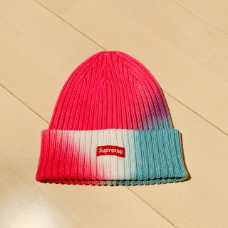 シュプリーム(Supreme)のsupreme 2019SS Overdyed Beanie ビーニー ピンク(ニット帽/ビーニー)