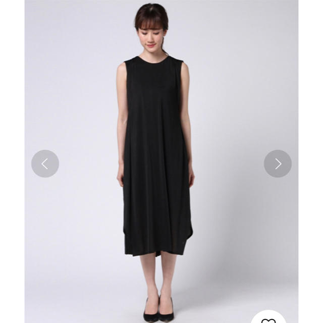 Ameri VINTAGE(アメリヴィンテージ)のAMERI BACK PLEATS KITE DRESS レディースのワンピース(ロングワンピース/マキシワンピース)の商品写真