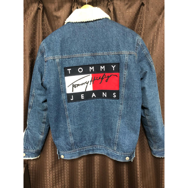 TOMMY HILFIGER(トミーヒルフィガー)のTOMMY HILFIGER ボアデニムジャケット メンズのジャケット/アウター(Gジャン/デニムジャケット)の商品写真