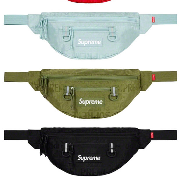 Supreme waist bag 緑 olive