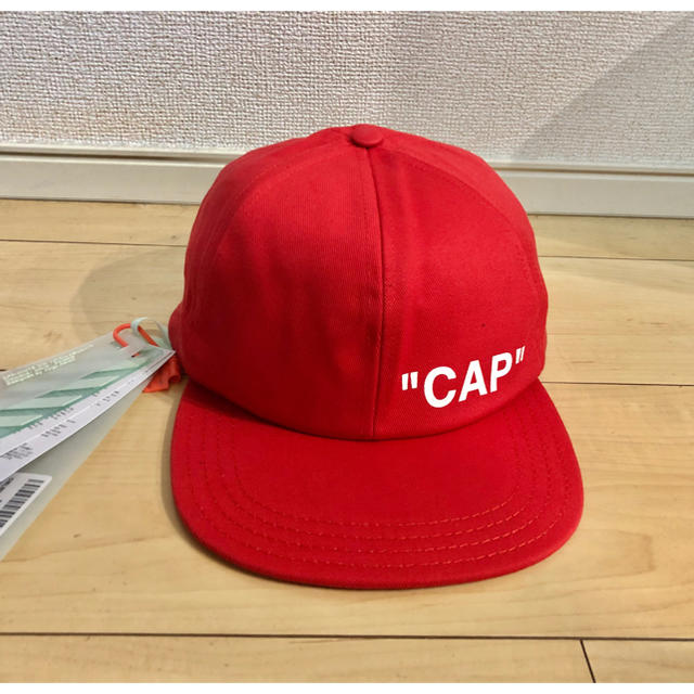 OFF-WHITE(オフホワイト)の確実正規品 OFF-WHITE Quote Baseball Cap キャップ メンズの帽子(キャップ)の商品写真