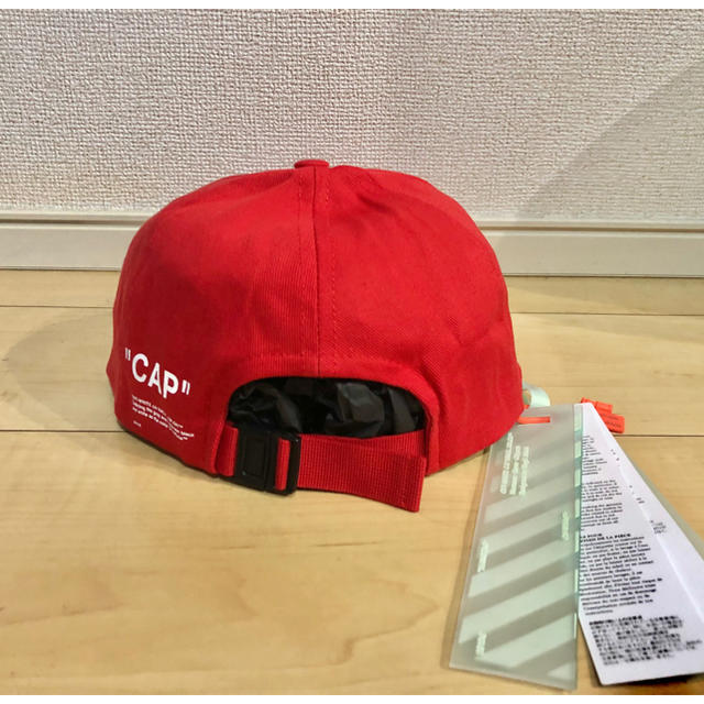 OFF-WHITE(オフホワイト)の確実正規品 OFF-WHITE Quote Baseball Cap キャップ メンズの帽子(キャップ)の商品写真