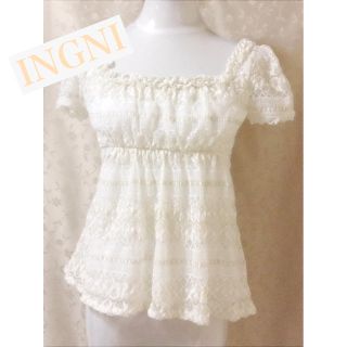 イング(INGNI)のINGNI★フリルカットソー(カットソー(半袖/袖なし))