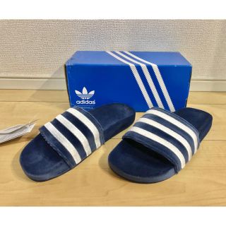 アディダス(adidas)のadidas adilette velvet アディダス サンダル 23.5cm(サンダル)